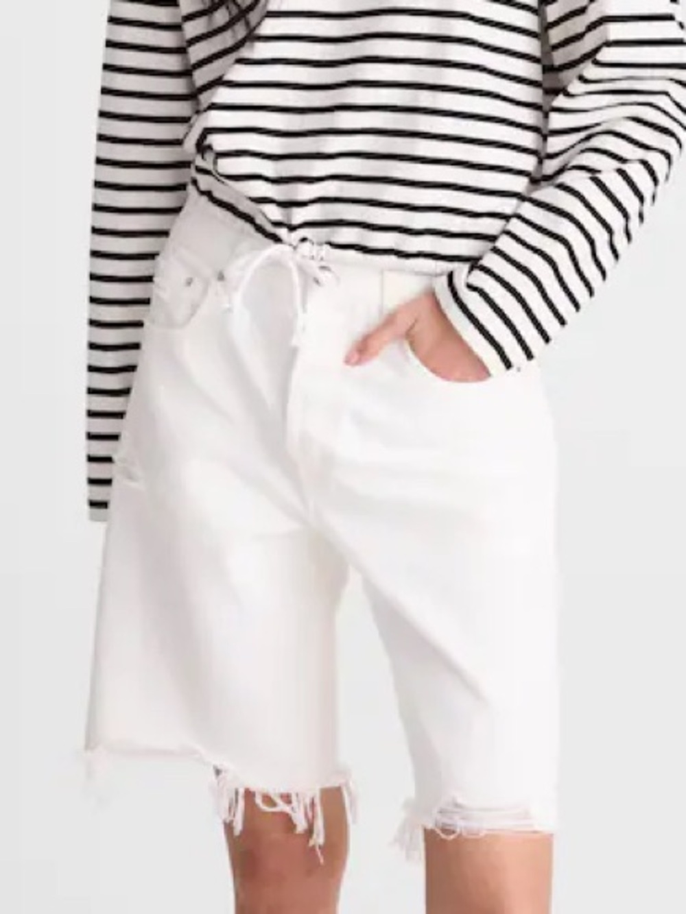 Madewell The Essex Long Baggy Short size 27